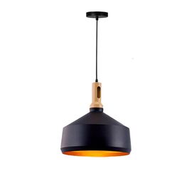 Φωτιστικό οροφής Denvel I pakoworld μαύρο-χρυσό μέταλλο Φ35x22εκ - ΦΩΤΙΣΤΙΚΑ ΟΡΟΦΗΣ στο Milonadakis.gr