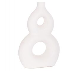 ΕΠΙΤΡΑΠΕΖΙΟ ΔΙΑΚΟΣΜΗΤΙΚΟ ΒΑΖΟ FIORIN HM4666.02S ΤΕΡΑΚΟΤΑ ΣΕ ΛΕΥΚΟ--21x7.5x31Υεκ. - ΑΝΤΙΚΕΙΜΕΝΑ στο Milonadakis.gr