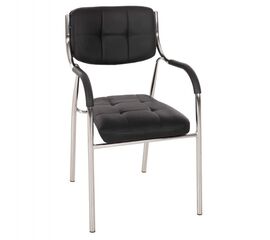 ΚΑΡΕΚΛΑ ΕΠΙΣΚΕΠΤΟΥ OBERON HM1018.01 ΜΑΥΡΟ PU 51x52x86Υ εκ. - ΚΑΡΕΚΛΕΣ ΕΠΙΣΚΕΠΤΗ στο Milonadakis.gr