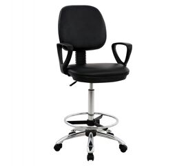 ΚΑΡΕΚΛΑ ΓΡΑΦΕΙΟΥ VEGAR HM1042.01 ΥΠΕΡΥΨΩΜΕΝΗ-ΠΕΡΙΜΕΤΡΙΚΟ ΥΠΟΠΟΔΙΟ-ΜΑΥΡΗ 56,5x60x136Yεκ - ΚΑΡΕΚΛΕΣ ΓΡΑΦΕΙΟΥ στο Milonadakis.gr