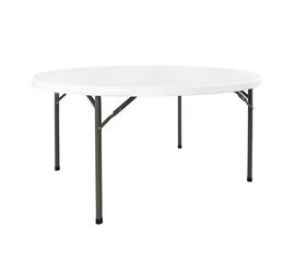 ΤΡΑΠΕΖΙ CATERING-ΣΥΝΕΔΡΙΟΥ HM5043 Φ152Χ74εκ ΠΤΥΣΣΟΜΕΝΟ ΣΤΡΟΓΓΥΛΟ - ΤΡΑΠΕΖΙΑ στο Milonadakis.gr