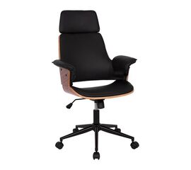 ΚΑΡΕΚΛΑ ΓΡΑΦΕΙΟΥ ΔΙΕΥΘΥΝΤΙΚΗ SUPERIOR PRO HM1110.01 ΚΑΡΥΔΙ-ΜΑΥΡΗ 67x66x120 cm - ΚΑΡΕΚΛΕΣ ΓΡΑΦΕΙΟΥ στο Milonadakis.gr