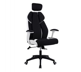 ΚΑΡΕΚΛΑ ΓΡΑΦΕΙΟΥ SALENA HM1086.02 ΣΕ ΜΑΥΡΟ-ΛΕΥΚΟ ΧΡΩΜΑ 65x70x128-132 - ΚΑΡΕΚΛΕΣ ΓΡΑΦΕΙΟΥ στο Milonadakis.gr