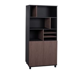 ΒΙΒΛΙΟΘΗΚΗ ΓΡΑΦΕΙΟΥ MAVIES ΕΠΑΓΓΕΛΜΑΤΙΚΗ ΚΑΡΥΔΙ 80Χ40Χ180 HM2097 - ΒΙΒΛΙΟΘΗΚΕΣ στο Milonadakis.gr