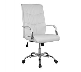 ΚΑΡΕΚΛΑ ΓΡΑΦΕΙΟΥ ΔΙΕΥΘΥΝΤΙΚΗ ΛΕΥΚΗ ΜΕ ΒΑΣΗ ΧΡΩΜΙΟΥ JACOB HM1044.12 57Χ75,5Χ100 ΕΚ - ΚΑΡΕΚΛΕΣ ΓΡΑΦΕΙΟΥ στο Milonadakis.gr