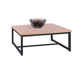 ΤΡΑΠΕΖΙ ΣΑΛΟΝΙΟΥ CHANELLE ΣΕ ΦΥΣΙΚΟ ΧΡΩΜΑ ΜΕ ΜΑΥΡΑ ΠΟΔΙΑ 110x59x38Y εκ. HM8648 - CHANELLE στο Milonadakis.gr