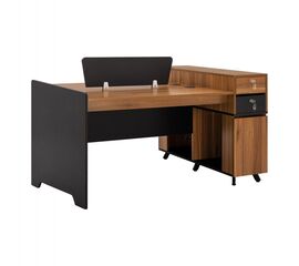 ΕΠΑΓΓΕΛΜΑΤΙΚΟΣ ΣΤΑΘΜΟΣ ΕΡΓΑΣΙΑΣ 2 ΑΤΟΜΩΝ SUPREME HM2374 154X120X89Υ εκ. - ΓΡΑΦΕΙΑ στο Milonadakis.gr