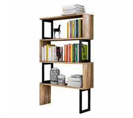 ΒΙΒΛΙΟΘΗΚΗ INGRID ΚΑΡΥΔΙ ΜΕ ΜΑΥΡΟ ΣΚΕΛΕΤΟ HM8867.01 80x22x128 εκ. - ΒΙΒΛΙΟΘΗΚΕΣ στο Milonadakis.gr