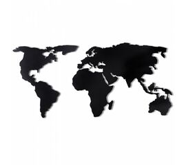 ΔΙΑΚΟΣΜΗΤΙΚΟ ΤΟΙΧΟΥ 100% ΜΕΤΑΛΛΙΚΟ ΜΑΥΡΟ  ΠΑΓΚΟΣΜΙΟΣ ΧΑΡΤΗΣ HM7209 60Χ120 εκ. - ΔΙΑΚΟΣΜΗΤΙΚΑ ΤΟΙΧΟΥ στο Milonadakis.gr