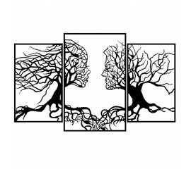 ΔΙΑΚΟΣΜΗΤΙΚΟ ΤΟΙΧΟΥ 100% ΜΕΤΑΛΛΙΚΟ ΜΑΥΡΟ ΔΕΝΤΟ ΜΕ ΑΝΘΡΩΠΙΝΑ ΠΡΟΣΩΠΑ 116Χ71 HM7211 - ΔΙΑΚΟΣΜΗΤΙΚΑ ΤΟΙΧΟΥ στο Milonadakis.gr