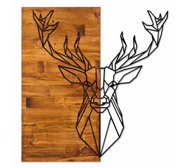 ΔΙΑΚΟΣΜΗΤΙΚΟ ΤΟΙΧΟΥ ΞΥΛΙΝΟ ΜΕ ΜΕΤΑΛΛΙΚO ΤΑΡΑΝΔΟ HM7332 56Χ3Χ58 εκ. - ΔΙΑΚΟΣΜΗΤΙΚΑ ΤΟΙΧΟΥ στο Milonadakis.gr