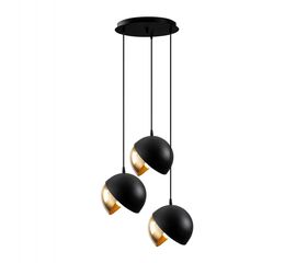 ΦΩΤΙΣΤΙΚΟ ΟΡΟΦΗΣ 3ΦΩΤΟ ΜΑΥΡΟ ΜΕ ΧΡΥΣΟ HM7245 Φ40x114 εκ. - ΦΩΤΙΣΤΙΚΑ ΟΡΟΦΗΣ στο Milonadakis.gr