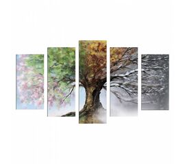 ΠΕΝΤΑΠΤΥΧΟΣ ΠΙΝΑΚΑΣ MDF FOUR SEASONS HM7206.05 100X60x0,3 εκ. - ΠΙΝΑΚΕΣ στο Milonadakis.gr