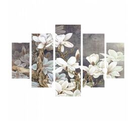 ΠΕΝΤΑΠΤΥΧΟΣ ΠΙΝΑΚΑΣ MDF MAGNOLIA KOBUS HM7207.01 82X56x0,3 εκ. - ΠΙΝΑΚΕΣ στο Milonadakis.gr