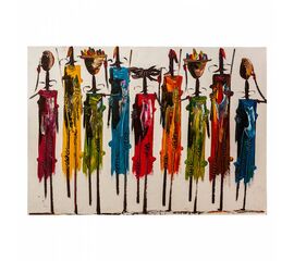 ΠΙΝΑΚΑΣ ΚΑΜΒΑΣ COLORFUL AFRICAN ART HM7197.02 100X3X70 εκ. - ΠΙΝΑΚΕΣ στο Milonadakis.gr