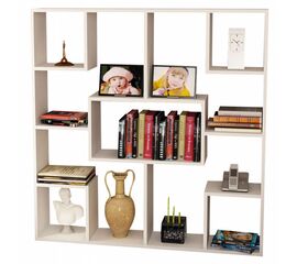 ΒΙΒΛΙΟΘΗΚΗ YOLANTHE ΜΕΛΑΜΙΝΗΣ HM9029.01 ΛΕΥΚΗ 120x22x123,6Υ εκ. - ΒΙΒΛΙΟΘΗΚΕΣ στο Milonadakis.gr