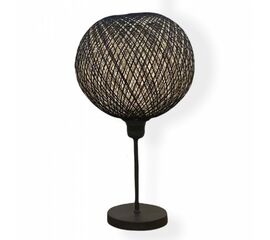 ΦΩΤΙΣΤΙΚΟ ΕΠΙΤΡΑΠΕΖΙΟ ΑΠΟ ΜΕΤΑΛΛΟ ΚΑΙ ΣΧΟΙΝΙ ΜΑΥΡΟ HM7377.01 Φ24x42Υ εκ. - ΕΠΙΤΡΑΠΕΖΙΑ ΦΩΤΙΣΤΙΚΑ στο Milonadakis.gr