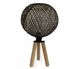 ΦΩΤΙΣΤΙΚΟ ΕΠΙΤΡΑΠΕΖΙΟ ΑΠΟ ΞΥΛΟ ΚΑΙ ΣΧΟΙΝΙ ΜΑΥΡΟ HM7378.01 Φ24x42Υ εκ. - ΕΠΙΤΡΑΠΕΖΙΑ ΦΩΤΙΣΤΙΚΑ στο Milonadakis.gr