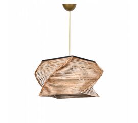 ΦΩΤΙΣΤΙΚΟ ΟΡΟΦΗΣ ΕΣΩΤΕΡΙΚΟΥ ΧΩΡΟΥ ΚΡΕΜΑΣΤΟ ΑΠΟ ΞΥΛΟ ΚΑΙ BAMBOO ΦΥΣΙΚΟ HM7357 36x36x65Υ εκ. - ΦΩΤΙΣΤΙΚΑ ΟΡΟΦΗΣ στο Milonadakis.gr