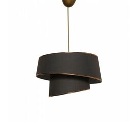 ΦΩΤΙΣΤΙΚΟ ΟΡΟΦΗΣ ΚΡΕΜΑΣΤΟ HM7356.02 ΜΕΤΑΛΛΟ ΚΑΙ ΥΦΑΣΜΑ ΑΝΘΡΑΚΙ ΧΡΥΣΟ Φ32x70Υ εκ. - ΦΩΤΙΣΤΙΚΑ ΟΡΟΦΗΣ στο Milonadakis.gr