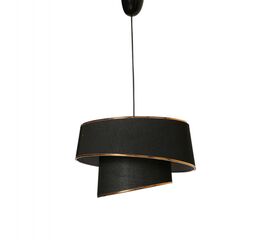 ΦΩΤΙΣΤΙΚΟ ΟΡΟΦΗΣ ΚΡΕΜΑΣΤΟ HM7356.03 ΜΕΤΑΛΛΟ ΚΑΙ ΥΦΑΣΜΑ ΜΑΥΡΟ Φ32x70Υ εκ. - ΦΩΤΙΣΤΙΚΑ ΟΡΟΦΗΣ στο Milonadakis.gr