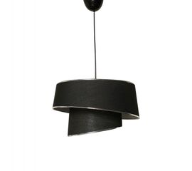 ΦΩΤΙΣΤΙΚΟ ΟΡΟΦΗΣ ΚΡΕΜΑΣΤΟ HM7356.05 ΜΕΤΑΛΛΟ ΚΑΙ ΥΦΑΣΜΑ ΜΑΥΡΟ ΑΣΗΜΙ Φ32x70Υ εκ. - ΦΩΤΙΣΤΙΚΑ ΟΡΟΦΗΣ στο Milonadakis.gr