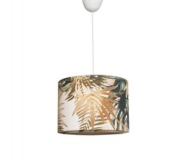 ΦΩΤΙΣΤΙΚΟ ΟΡΟΦΗΣ ΚΡΕΜΑΣΤΟ HM7364 ΜΕΤΑΛΛΟ ΚΑΙ ΥΦΑΣΜΑ TROPICAL 28x28x65Υ εκ. - ΦΩΤΙΣΤΙΚΑ ΟΡΟΦΗΣ στο Milonadakis.gr