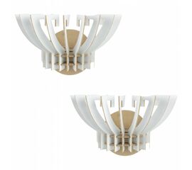 ΣΕΤ ΑΠΛΙΚΕΣ ΤΟΙΧΟΥ 2ΤΜΧ ΞΥΛΙΝΕΣ ΑΠΟ MDF ΛΕΥΚΟ HM7382.01 32x22x19Υ εκ. - ΑΠΛΙΚΕΣ ΤΟΙΧΟΥ στο Milonadakis.gr