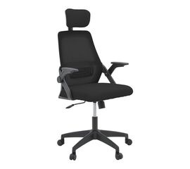 Καρέκλα γραφείου Peja pakoworld mesh ύφασμα μαύρο 58x60x107-117εκ - ΚΑΡΕΚΛΕΣ ΓΡΑΦΕΙΟΥ στο Milonadakis.gr