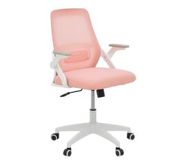 Καρέκλα γραφείου Reji pakoworld mesh ύφασμα ροζ-σκελετός λευκό 58x60x89-99εκ - ΚΑΡΕΚΛΕΣ ΓΡΑΦΕΙΟΥ στο Milonadakis.gr