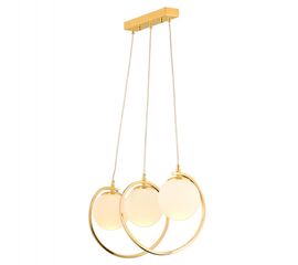 ΦΩΤΙΣΤΙΚΟ ΟΡΟΦΗΣ ΧΡΥΣΟ 3ΦΩΤΟ HM7384.02  60x85cm - ΦΩΤΙΣΤΙΚΑ ΟΡΟΦΗΣ στο Milonadakis.gr