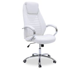 Καρέκλα γραφείου διευθυντή Sonar pakoworld pu σε λευκή απόχρωση - ΚΑΡΕΚΛΕΣ ΓΡΑΦΕΙΟΥ στο Milonadakis.gr