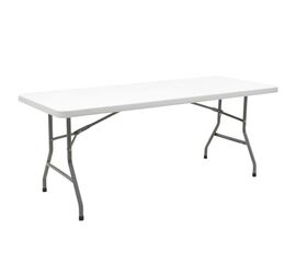 Τραπέζι catering-συνεδρίου Aprilia pakoworld λευκό μονοκόμματη επιφάνεια 183x76x74εκ - ΕΠΙΠΛΑ CATERING - ΣΥΝΕΔΡΙΟΥ στο Milonadakis.gr
