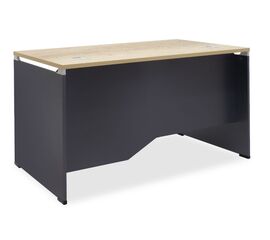 Γραφείο εργασίας επαγγελματικό Lotus pakoworld φυσικό-ανθρακί 120x80x75εκ - ΓΡΑΦΕΙΑ στο Milonadakis.gr