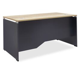 Γραφείο εργασίας επαγγελματικό Lotus pakoworld φυσικό-ανθρακί 150x80x75εκ - ΓΡΑΦΕΙΑ στο Milonadakis.gr