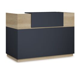 Γραφείο reception Lotus pakoworld σε χρώμα φυσικό - ανθρακί 180x70x110εκ - ΓΡΑΦΕΙΑ στο Milonadakis.gr