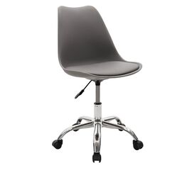 Καρέκλα γραφείου εργασίας Gaston II pakoworld PP-PU γκρι - ΚΑΡΕΚΛΕΣ ΓΡΑΦΕΙΟΥ στο Milonadakis.gr