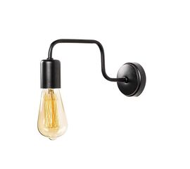 Φωτιστικό τοίχου - απλίκα PWL-0053 pakoworld Ε27 χρώμα μαύρο 28x4x11εκ - ΑΠΛΙΚΕΣ ΤΟΙΧΟΥ στο Milonadakis.gr