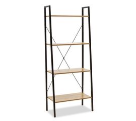 Βιβλιοθήκη- Ραφιέρα Ramon pakoworld φυσικό-μαύρο 60x23x145,5εκ - ΒΙΒΛΙΟΘΗΚΕΣ στο Milonadakis.gr