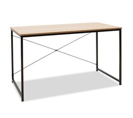 Γραφείο εργασίας Ramon pakoworld φυσικό-μαύρο 120x60,5x70εκ - ΓΡΑΦΕΙΑ στο Milonadakis.gr