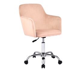 Καρέκλα γραφείου εργασίας Xever pakoworld βελούδο ροζ - ΚΑΡΕΚΛΕΣ ΓΡΑΦΕΙΟΥ στο Milonadakis.gr