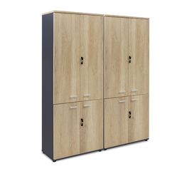 Nτουλάπα γραφείου τετράφυλλη Lotus pakoworld χρώμα φυσικό-ανθρακί 160x40x200εκ - ΒΙΒΛΙΟΘΗΚΕΣ στο Milonadakis.gr