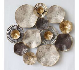 ΜΕΤΑΛΛΙΚΟ ΔΙΑΚΟΣΜΗΤΙΚΟ ΤΟΙΧΟΥ HM7163 ΚΑΦΕ ΕΚΡΟΥ ΧΡΥΣΟ 69x8x69Y εκ. - ΔΙΑΚΟΣΜΗΤΙΚΑ ΤΟΙΧΟΥ στο Milonadakis.gr