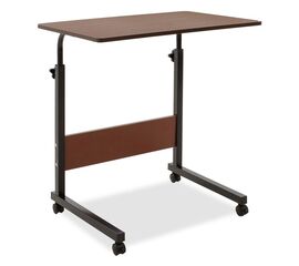 Γραφείο Piper pakoworld με αυξομείωση ύψους-MDF καρυδί-μαύρο 60x40x69-90εκ - ΓΡΑΦΕΙΑ στο Milonadakis.gr