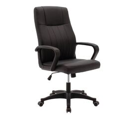 Καρέκλα γραφείου διευθυντή Roby pakoworld με pu χρώμα μαύρο - ΚΑΡΕΚΛΕΣ ΓΡΑΦΕΙΟΥ στο Milonadakis.gr