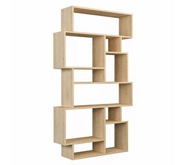 Βιβλιοθήκη Karmato pakoworld χρώμα φυσικό 96x25,5x168,5εκ - ΒΙΒΛΙΟΘΗΚΕΣ στο Milonadakis.gr