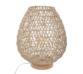 Επιτραπέζιο φωτιστικό Etel pakoworld E27 φυσικό Φ30x35.5εκ - ΕΠΙΤΡΑΠΕΖΙΑ ΦΩΤΙΣΤΙΚΑ στο Milonadakis.gr