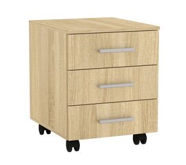 Συρταριέρα τροχήλατη Luke pakoworld sonoma 40x48.5x53.5εκ - ΣΥΡΤΑΡΙΕΡΕΣ στο Milonadakis.gr