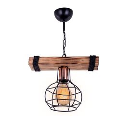 Φωτιστικό οροφής μονόφωτο PWL-1033 pakoworld Ε27 καρυδί-μαύρο 28.5x15x50εκ - ΦΩΤΙΣΤΙΚΑ ΟΡΟΦΗΣ στο Milonadakis.gr