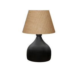 Επιτραπέζιο φωτιστικό PWL-1068 pakoworld Ε27 μαύρο-μπεζ Φ22x32εκ - ΕΠΙΤΡΑΠΕΖΙΑ ΦΩΤΙΣΤΙΚΑ στο Milonadakis.gr